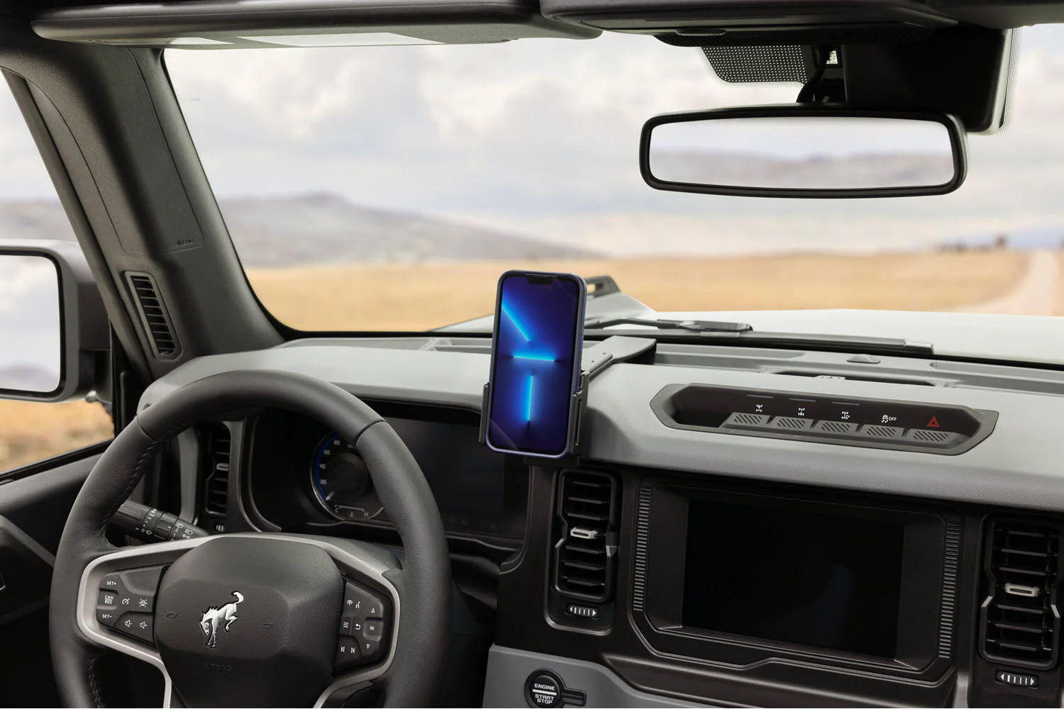 Center Dash Phone Mount for Ford Bronco - Image 4