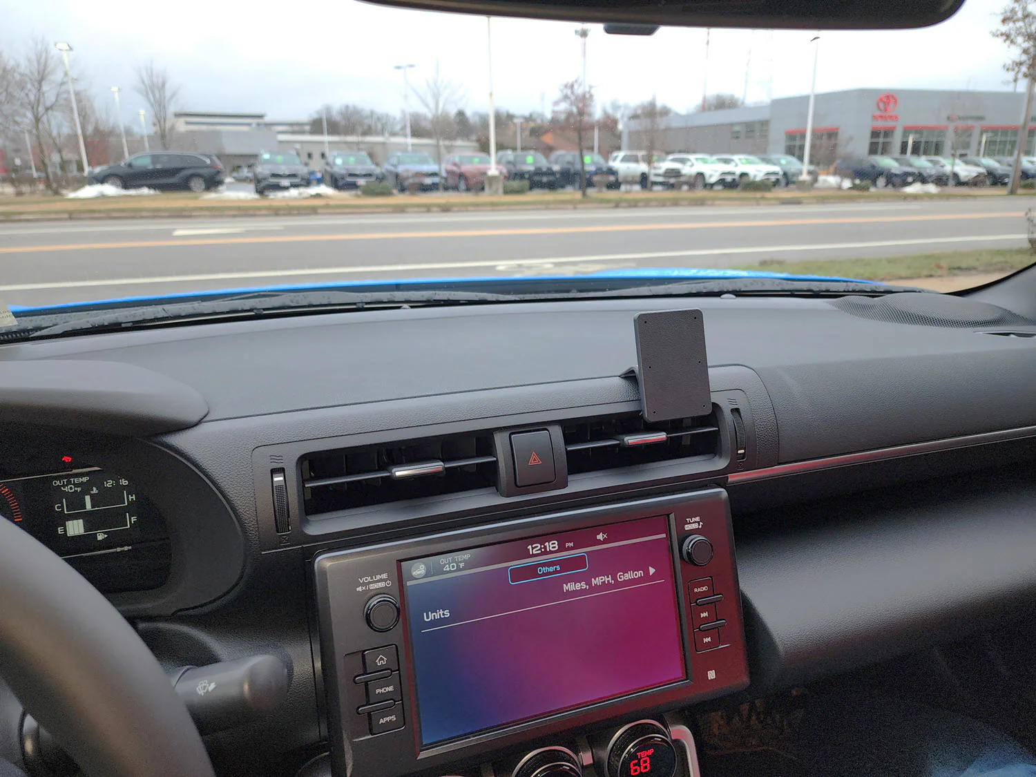 Center Dash Mount for Subaru BRZ, Toyota 86, GR86 - Image 3