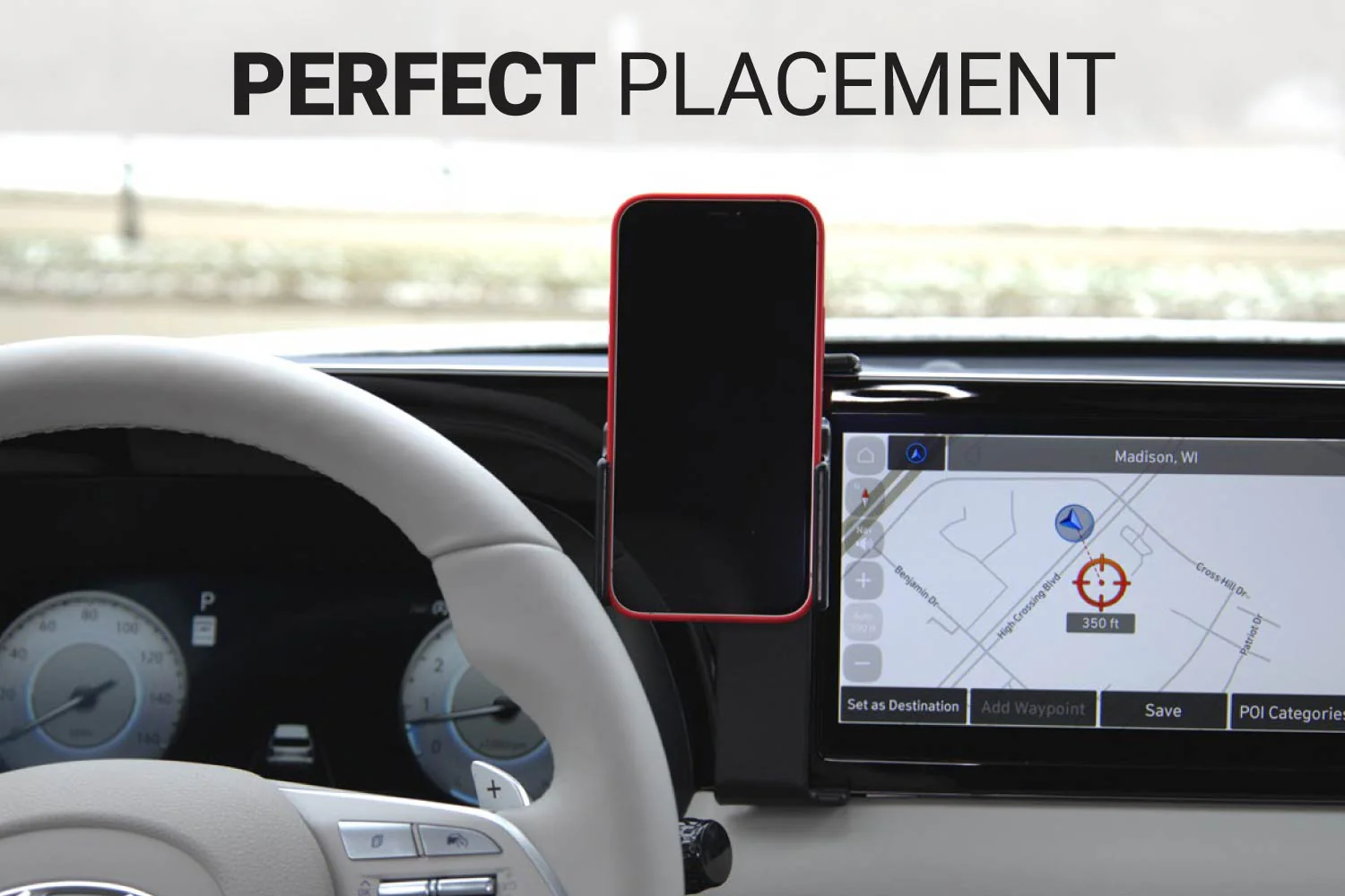 Center Dash Mount for Hyundai Palisade - Image 4