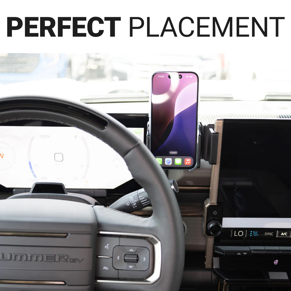 Center Dash Mount for GMC Hummer EV - Image 5