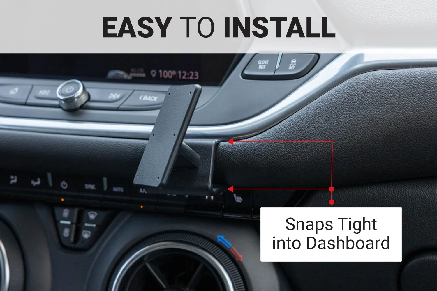 Angled Dash Mount for Chevy Blazer - Image 2