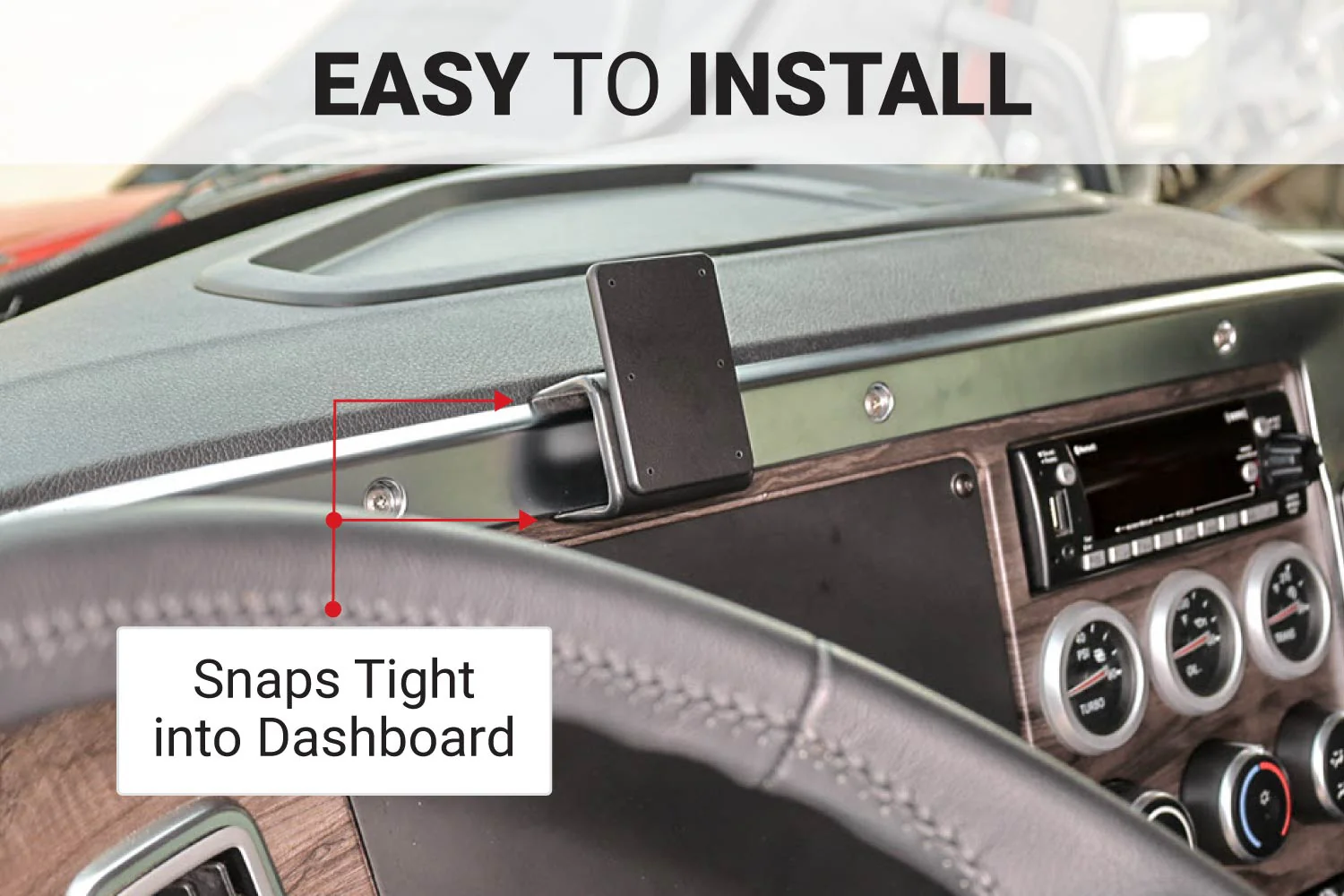 Center Dash Mount for Western Star 4700/4900/5700 - Image 7