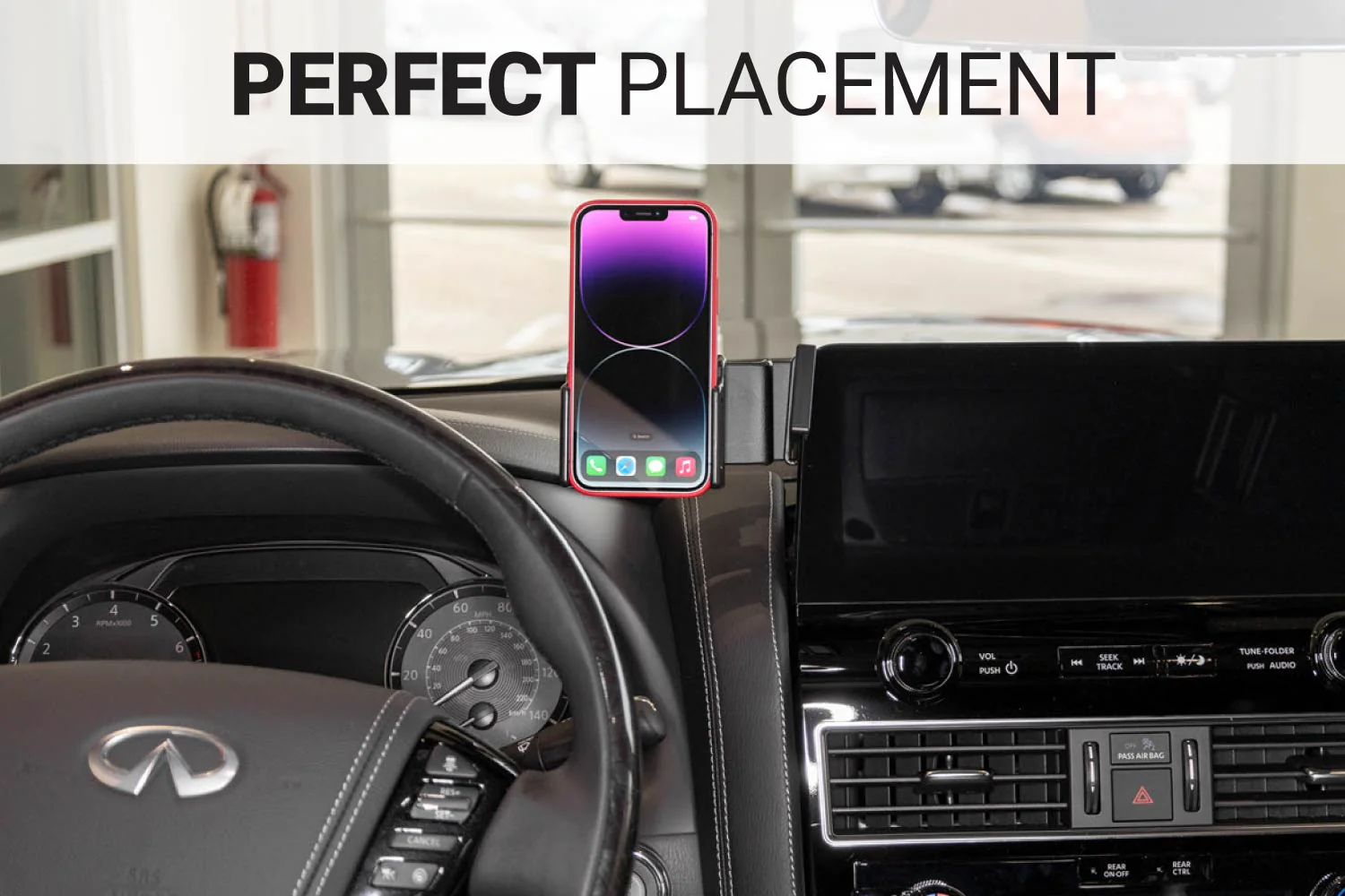 Center Dash Mount for Infiniti QX80, Nissan Armada - Image 3