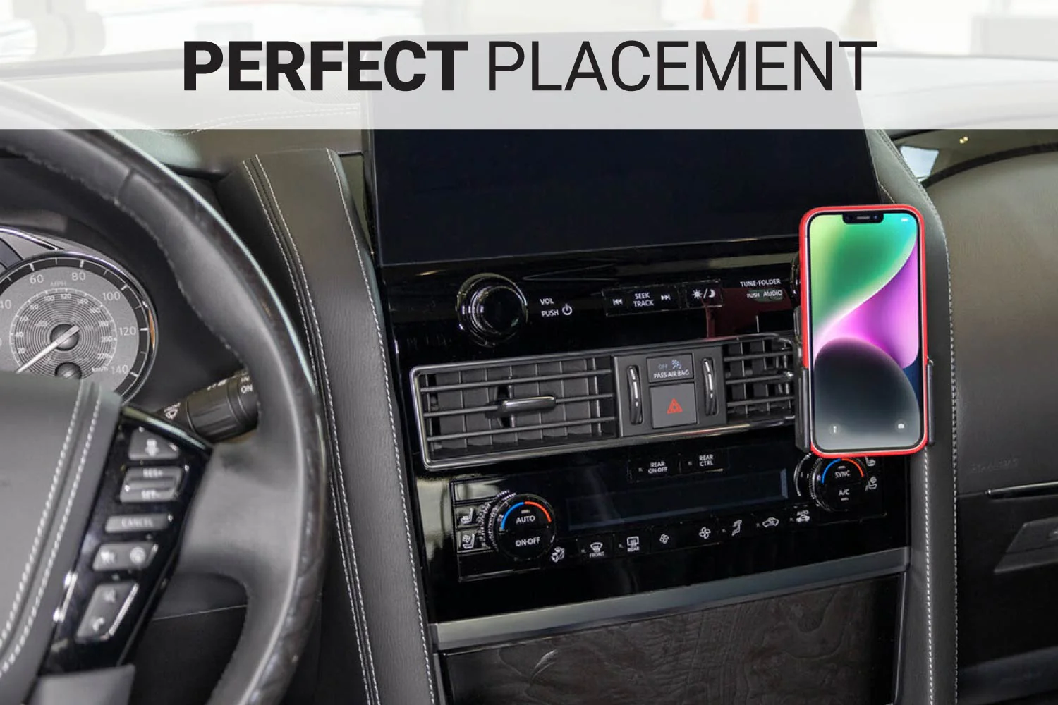 Center Dash Mount for Infiniti QX80, Nissan Armada - Image 5