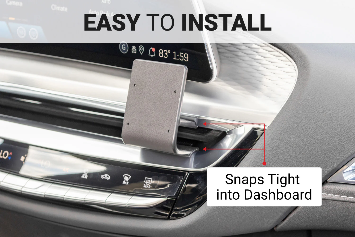 Cadillac Lyriq Angled Dash Mount - Image 7