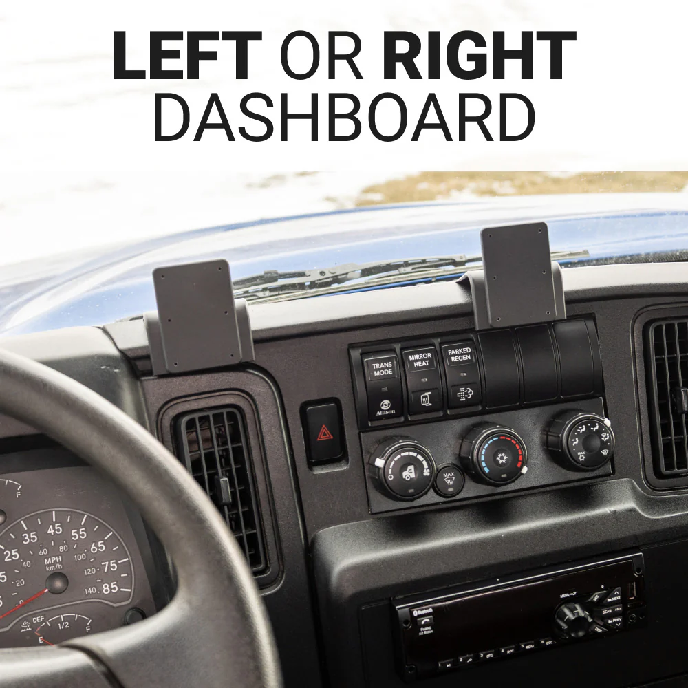 Extra-Strength Center Dash Mount for International HV/MV-Series (Flat Panel) - Image 3