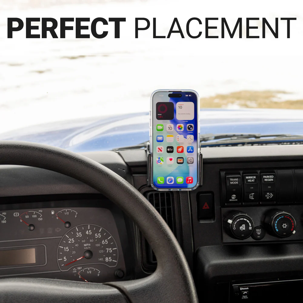 Extra-Strength Center Dash Mount for International HV/MV-Series (Flat Panel) - Image 6