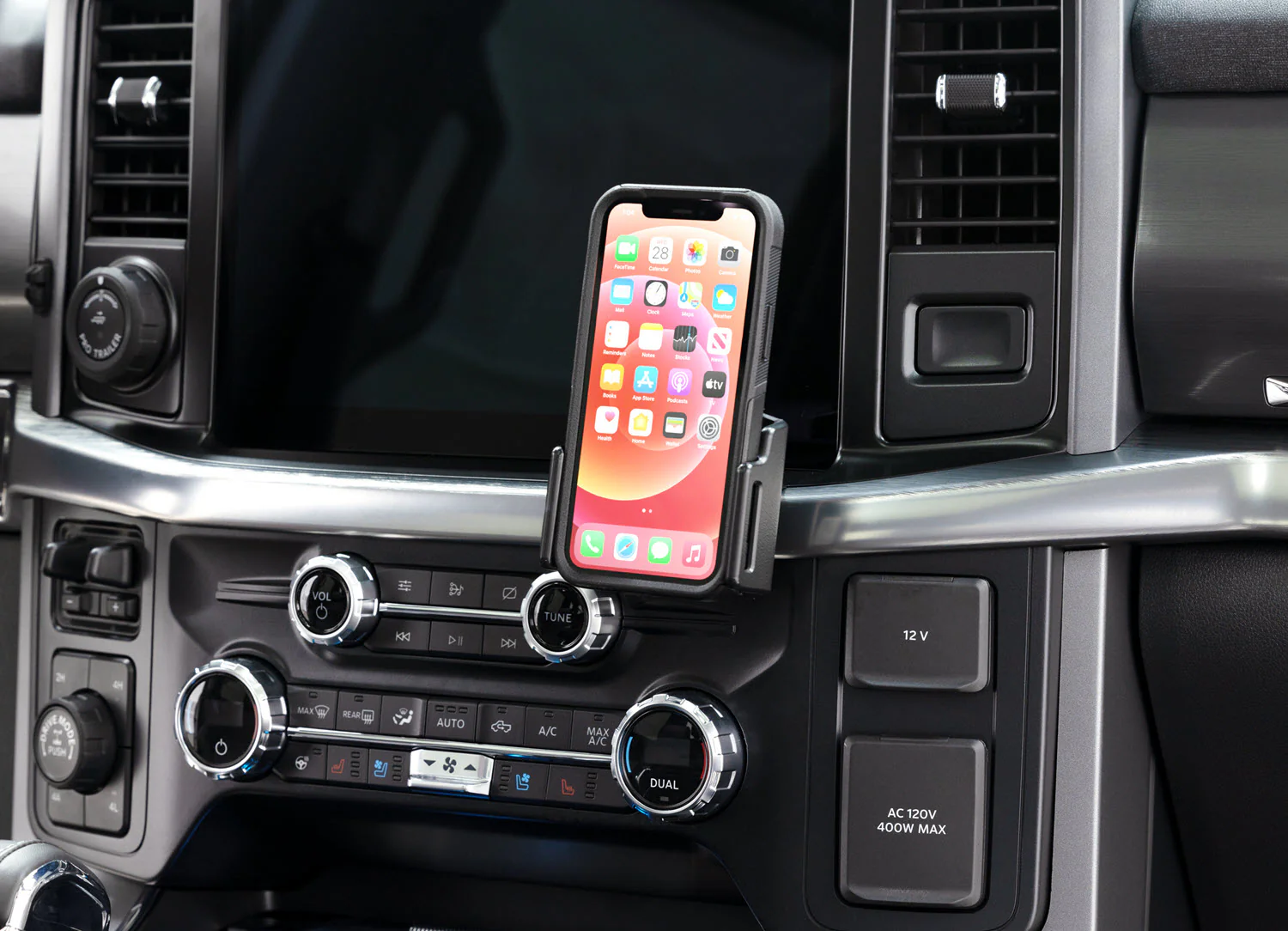 Center Dash Mount Low for Ford F-150 Lightning - Image 3
