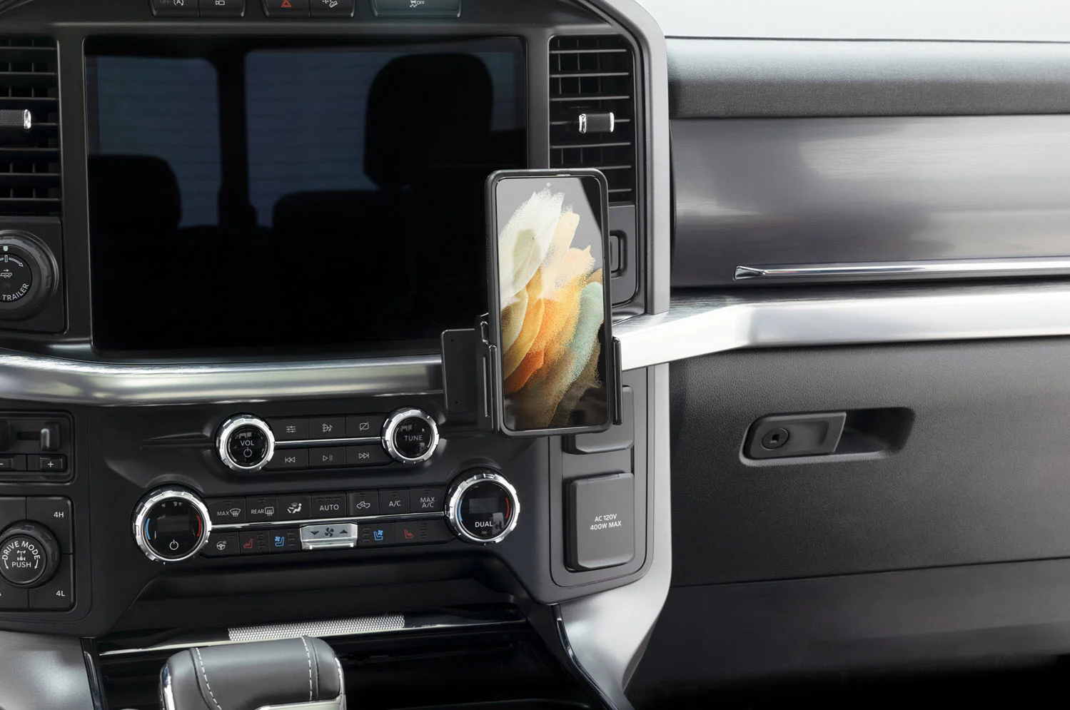 Center Dash Mount Low for Ford F-150 Lightning - Image 4