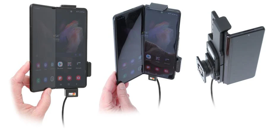 Spring Loaded Charging Holder for Cig-Plug (Samsung Galaxy Z Fold5, 4) - Image 3