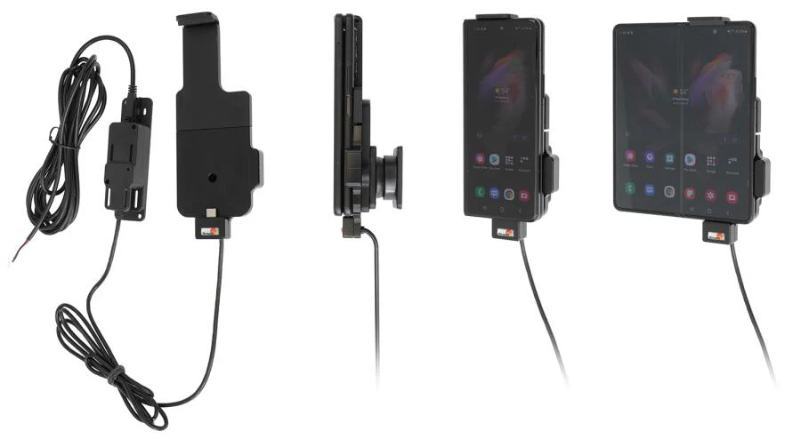 Spring Loaded Charging Holder for Hard-Wired Installation (Samsung Galaxy Z Fold5, 4) - Image 2