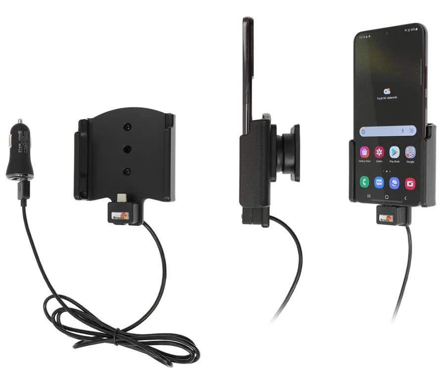 Samsung Galaxy S22 Plus Charging Holder with USB Cig-Plug - Image 2