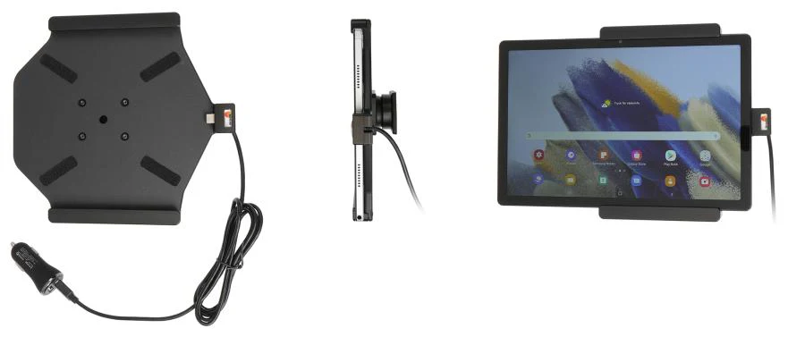 Samsung Galaxy Tab A8 Charging Holder with USB Cigarette Lighter Plug - Image 2