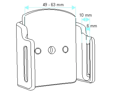 Universal Adjustable Holder for Small Phones (Slim to Medium Case) - Image 3